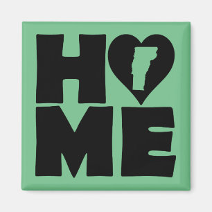 Vermont Home Heart State Kühlschrankmagnet