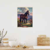 Vermont Horse Poster (Küche)