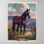 Vermont Horse Poster (Vorne)
