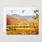 Vermont im Herbst Postkarte (Vorne/Hinten)