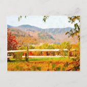 Vermont im Herbst Postkarte (Vorderseite)