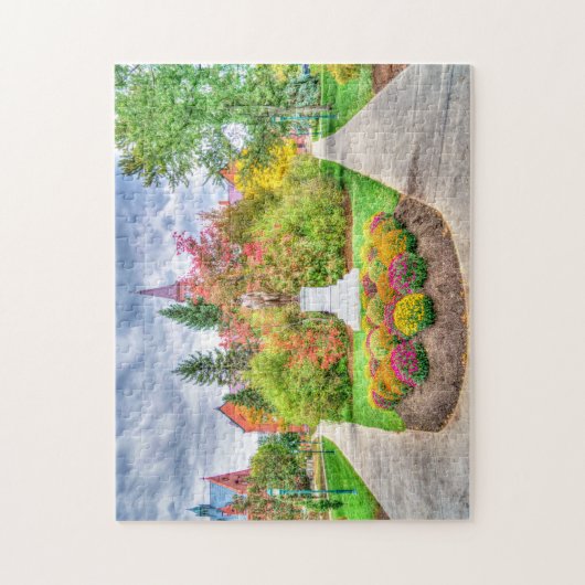 Vermont im Herbst. Puzzle (Vertikal)