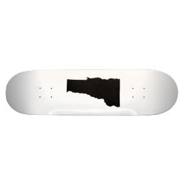Vermont in Schwarz und Weiß Skateboard