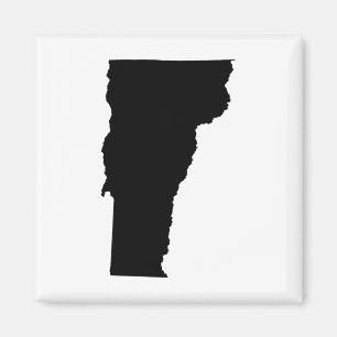 Vermont in Schwarz-Weiß Magnet
