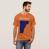 Vermont Interstates [Navy Blue Design] T-Shirt (Vorne ganz)