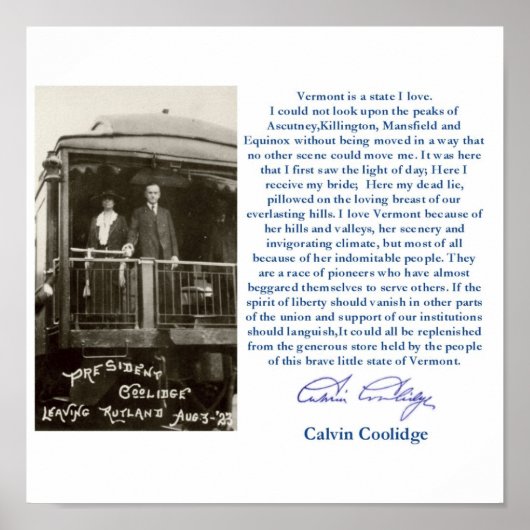 "Vermont ist ein Staat I Liebe" Gerahmtes Poster (Vorne)