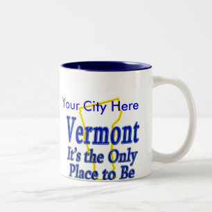 Vermont ist es der einzige Platz, zum zu sein Zweifarbige Tasse