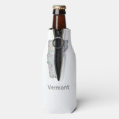 Vermont-Karte Flaschenkühler (Flasche Rückseite)