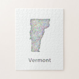 Vermont-Karte Puzzle
