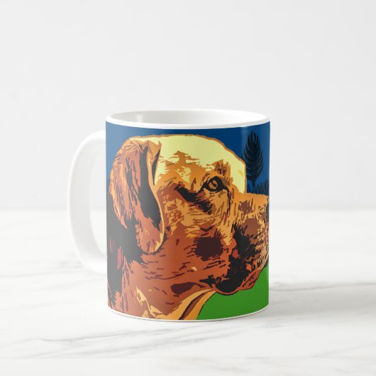 Vermont Labrador Kaffeetasse (Vorderseite Links)