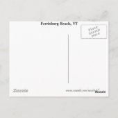 Vermont Lake Front Postkarte (Rückseite)