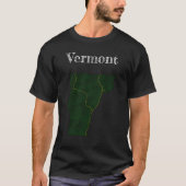 Vermont Landkreise & Interstates T-Shirt (Vorderseite)
