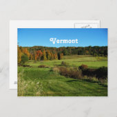 Vermont Landscape Postkarte (Vorne/Hinten)
