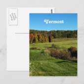 Vermont Landscape Postkarte (Vorne/Hinten)
