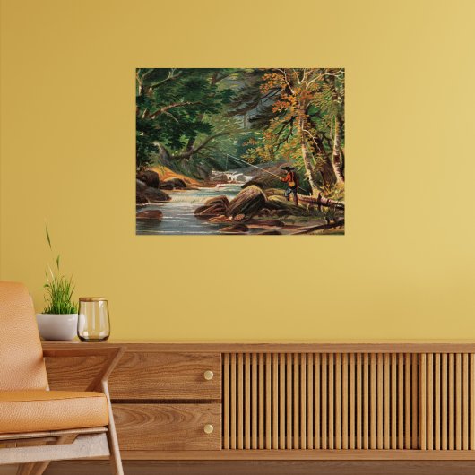 Vermont Landschaft, Die Forellenbach, Poster (Wohnzimmer 2)