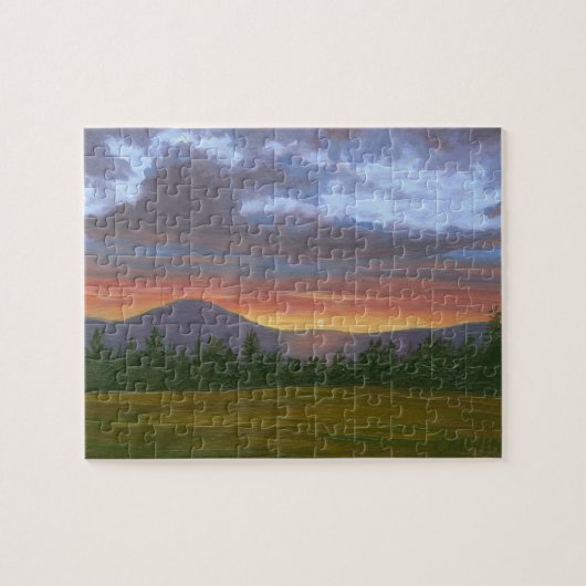 Vermont-Landschaftspuzzlespiel Puzzle (Horizontal)