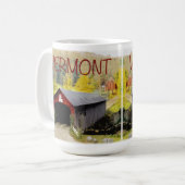 Vermont-Laub-Tasse Kaffeetasse (Vorderseite Links)