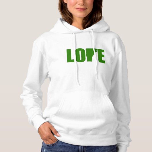 Vermont Liebe American Apparel Hoodie (Vorderseite)