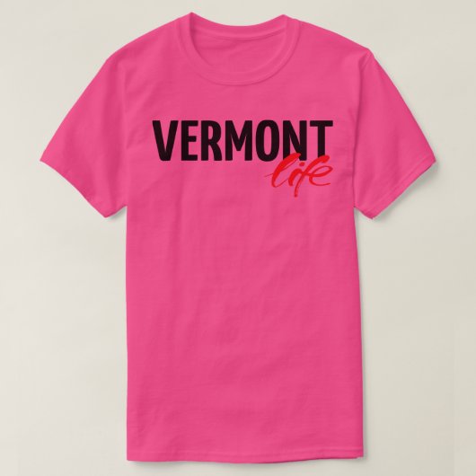 Vermont Life T-Shirt (Design vorne)