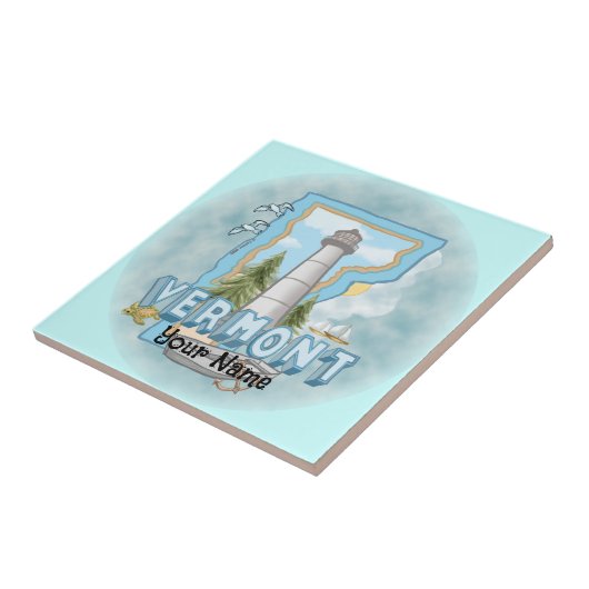 Vermont Lighthouse Tile Fliese (Seite)