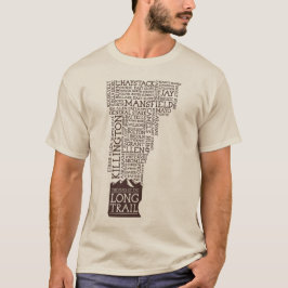 Vermont Long Trail Long Sleeve T - Shirt (braunes