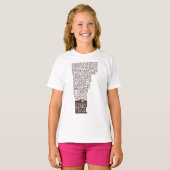Vermont Long Trail T - Shirt (Braunes Logo) (Vorne ganz)