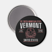 Vermont Magnet (Vorderseite/Rückseite)