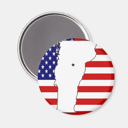 Vermont Magnet (Vorderseite/Rückseite)