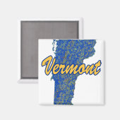 Vermont Magnet (Vorderseite/Rückseite)