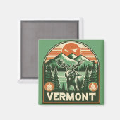 Vermont Magnet (Vorderseite/Rückseite)