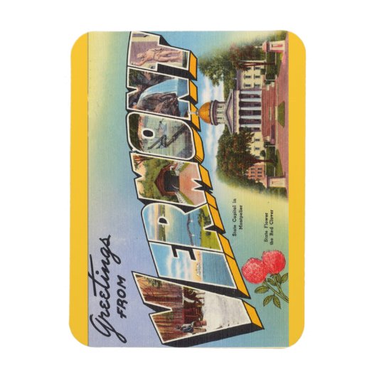 Vermont-Magnet Magnet (Vertikal)