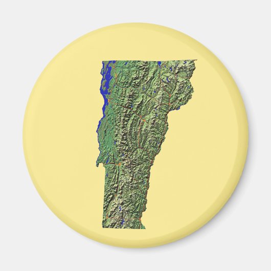 Vermont Map Magnet (Vorne)