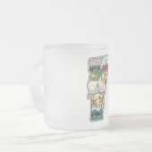 Vermont Map of Burlington Killington VT State Mattglastasse (Vorderseite Links)