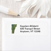 Vermont Map Rücksendeadresse (Insitu)