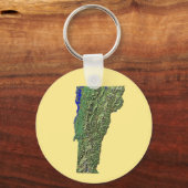 Vermont Map Schlüsselanhänger (Vorderseite)
