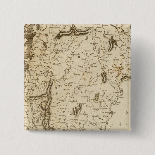 Vermont Map von Arrowsmith Button (Vorderseite)