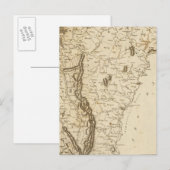Vermont Map von Arrowsmith Postkarte (Vorne/Hinten)