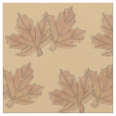 Vermont Maple Leaf Blätter Sugar Candy VT Feinschm Stoff (Nahaufnahme)