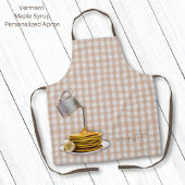 Vermont Maple Syrup Gingham Schürze