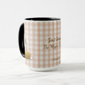 Vermont Maple Syrup Gingham Tasse (Vorderseite Links)