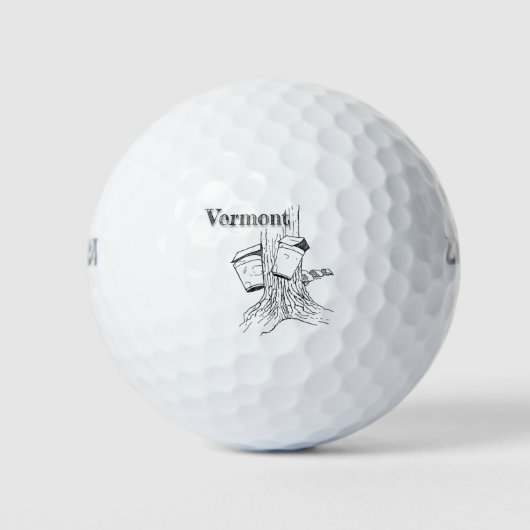 Vermont Maple Trees Golfball (Vorderseite)