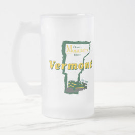 Vermont Mattierte Bier-Tasse Mattglas Bierglas