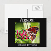 Vermont Monarch Butterfly Postkarte (Vorne/Hinten)