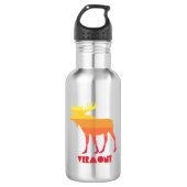Vermont Moose Edelstahlflasche (Vorderseite)