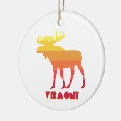 Vermont Moose Keramik Ornament (Links)