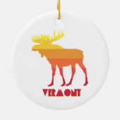 Vermont Moose Keramik Ornament (Hinten)