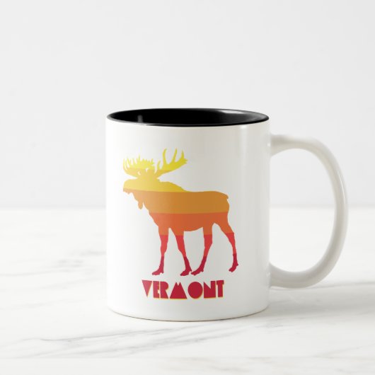 Vermont Moose Zweifarbige Tasse (Rechts)