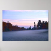 Vermont Morning Mist Poster (Vorne)