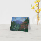 Vermont Mountain Landscape Note Card Karte (Gelbe Blume)
