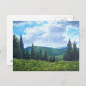 Vermont Mountain Postcard Postkarte (Vorne/Hinten)
